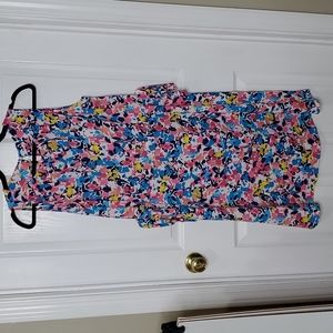 Women's Juicy Couture Floral Sleeveless Cinched Halter Dress
